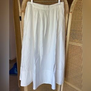 Banana Republic Cream A-Line Skirt
